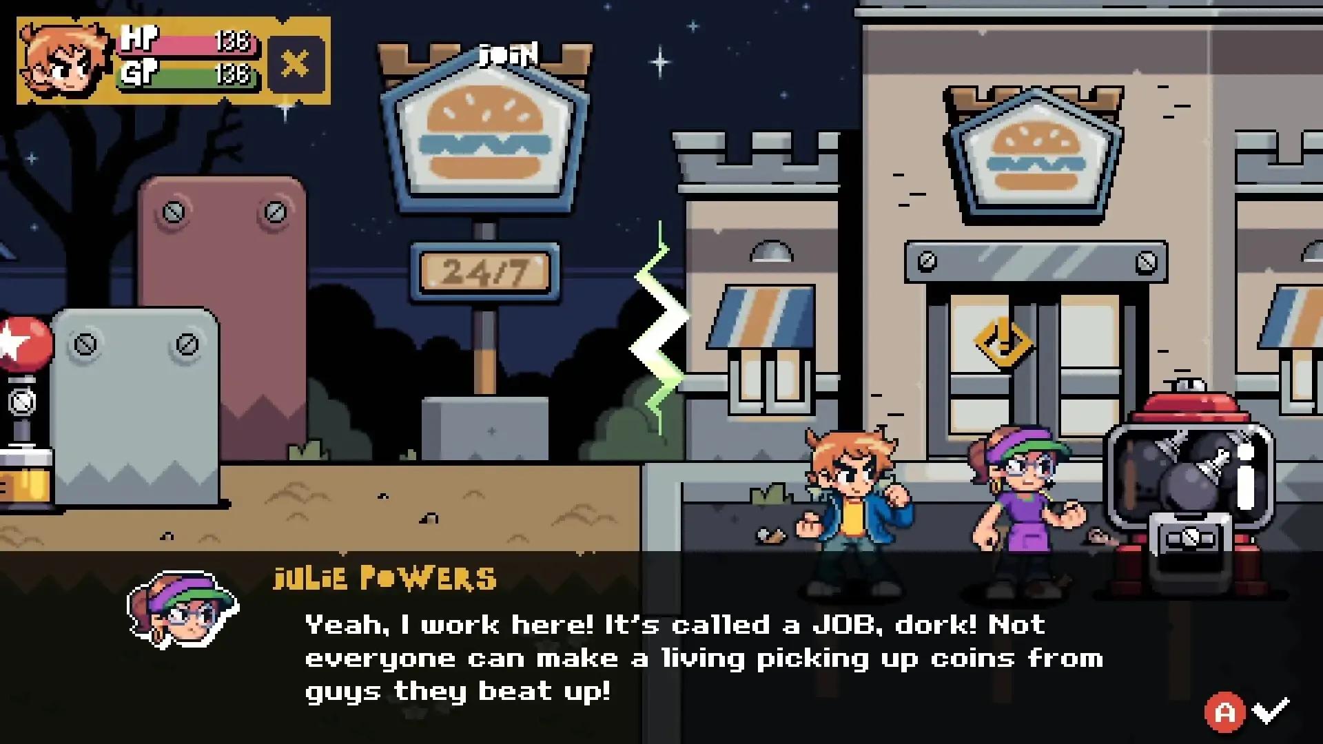 Scott Pilgrim EX (PS5) - akcja w grze