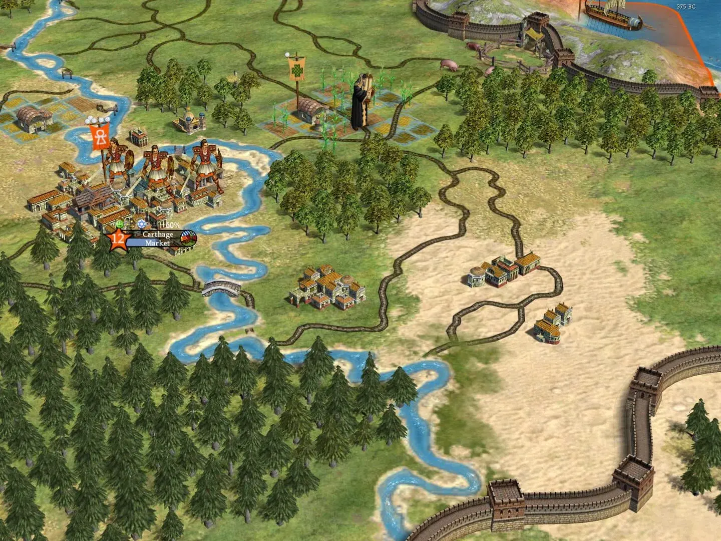 Sid Meier's Civilization IV: Warlords - główny screenshot z gry