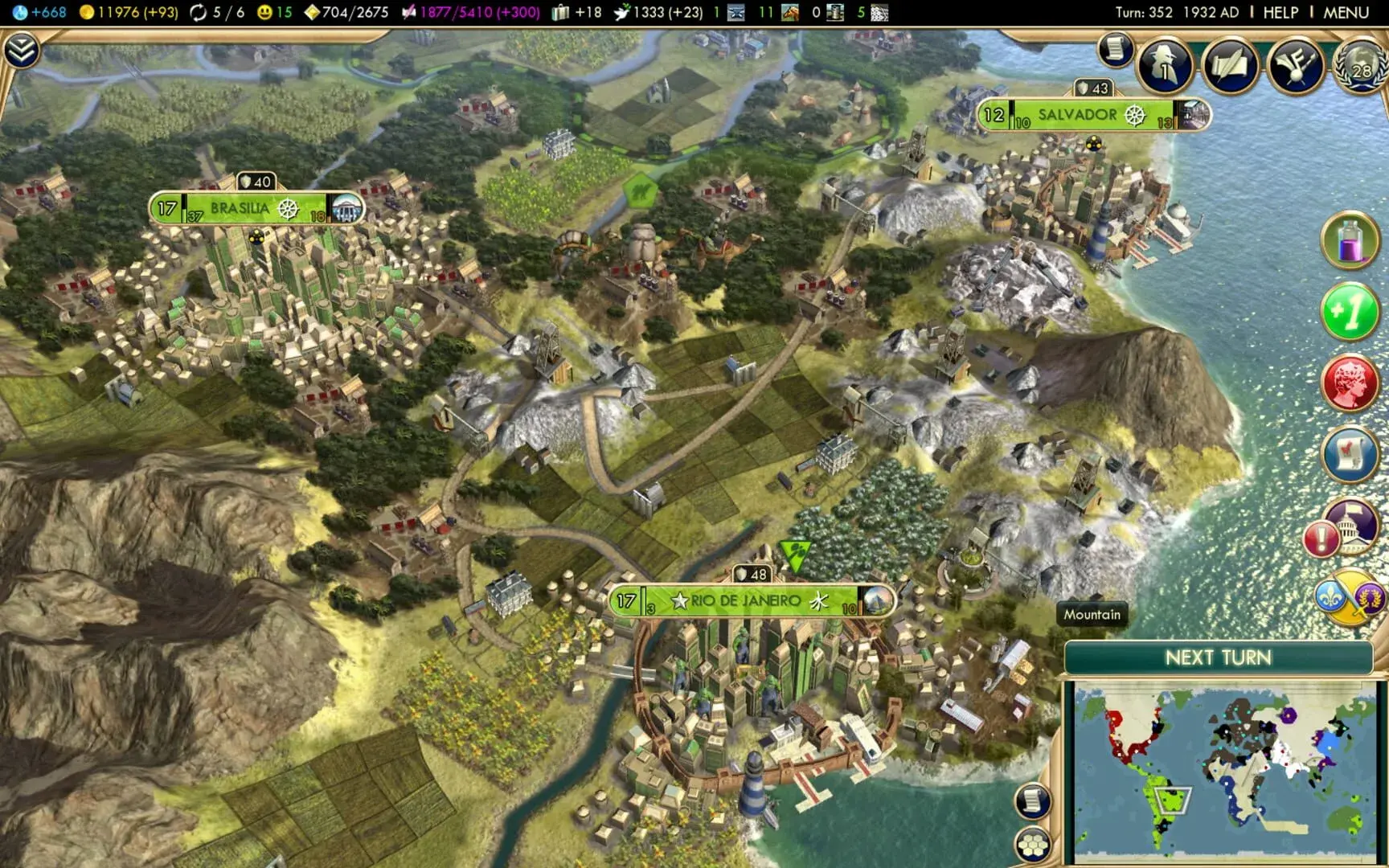 Sid Meier's Civilization V: Brave New World - akcja w grze