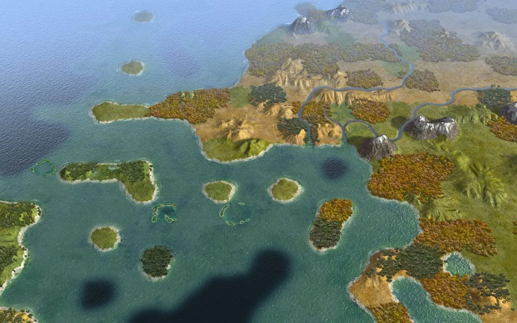 Sid Meier's Civilization V: Explorer's Map Pack - główny screenshot z gry