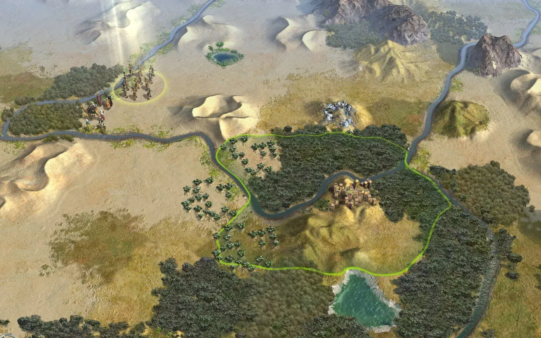 Sid Meier's Civilization V: Explorer's Map Pack - akcja w grze