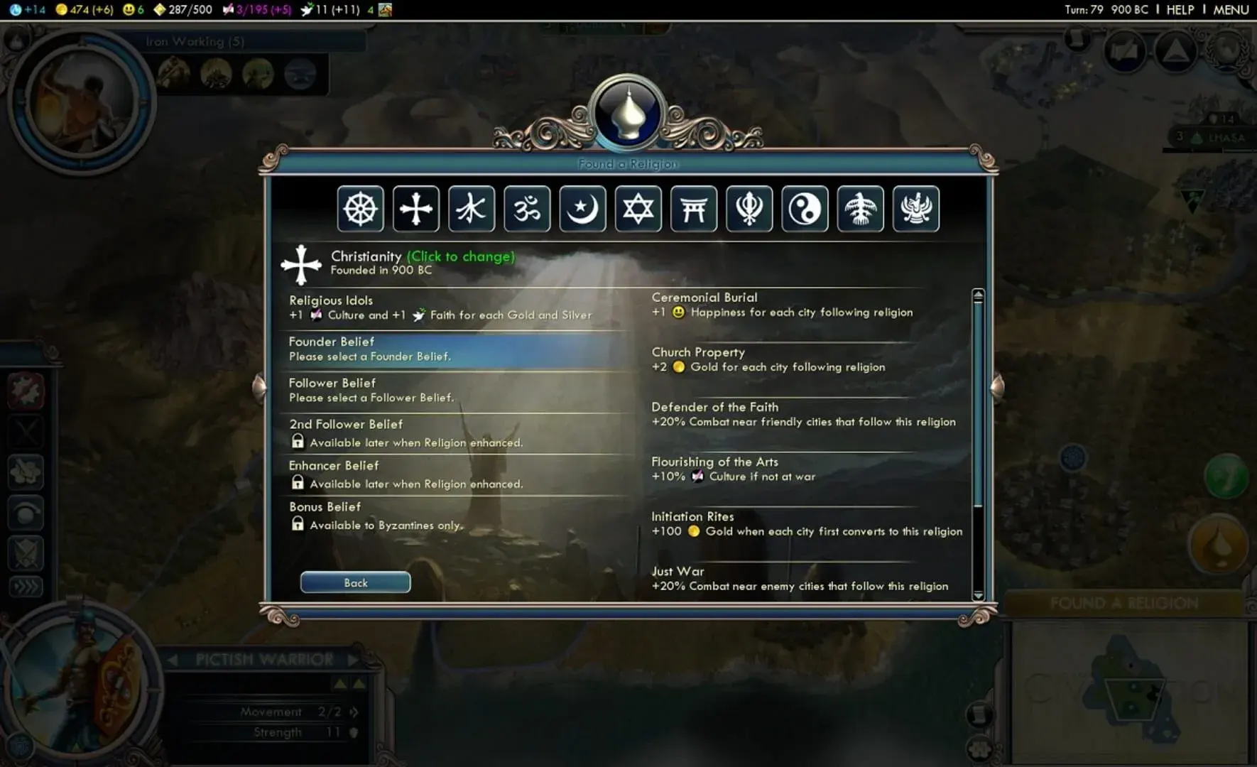 Sid Meier's Civilization V: Gods & Kings - gameplay screenshot