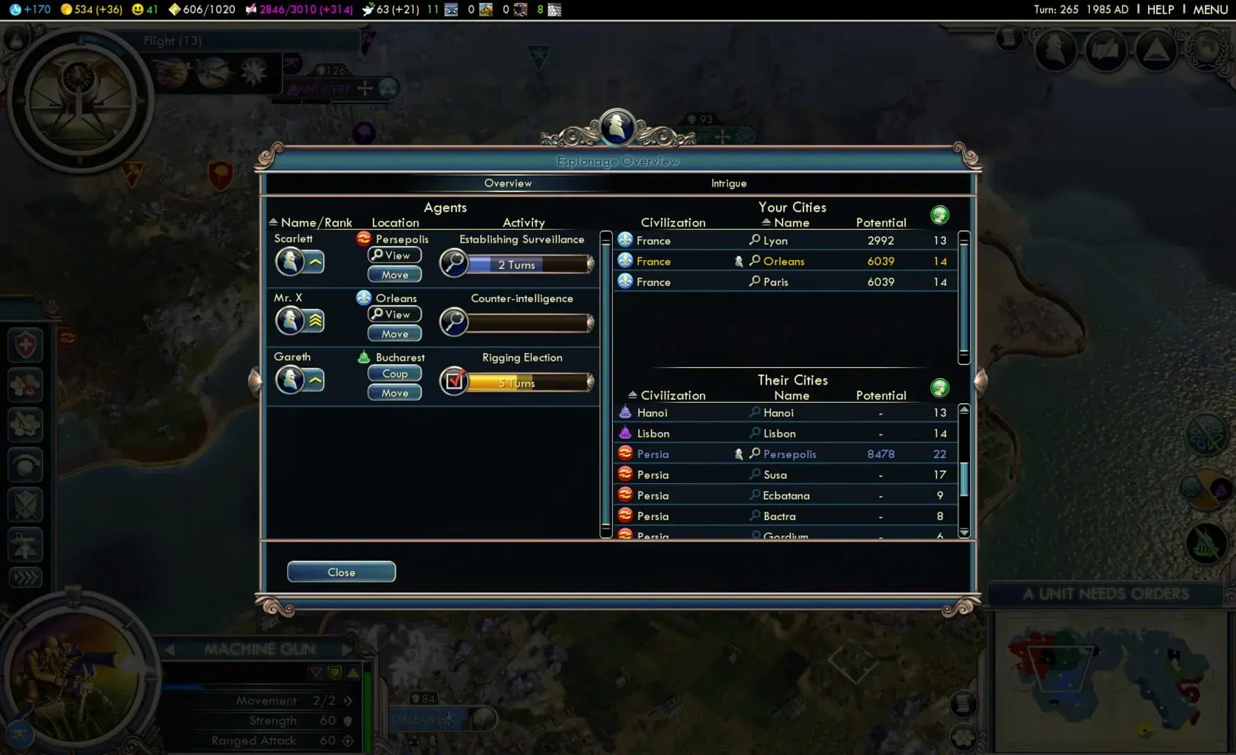 Sid Meier's Civilization V: Gods & Kings - akcja w grze