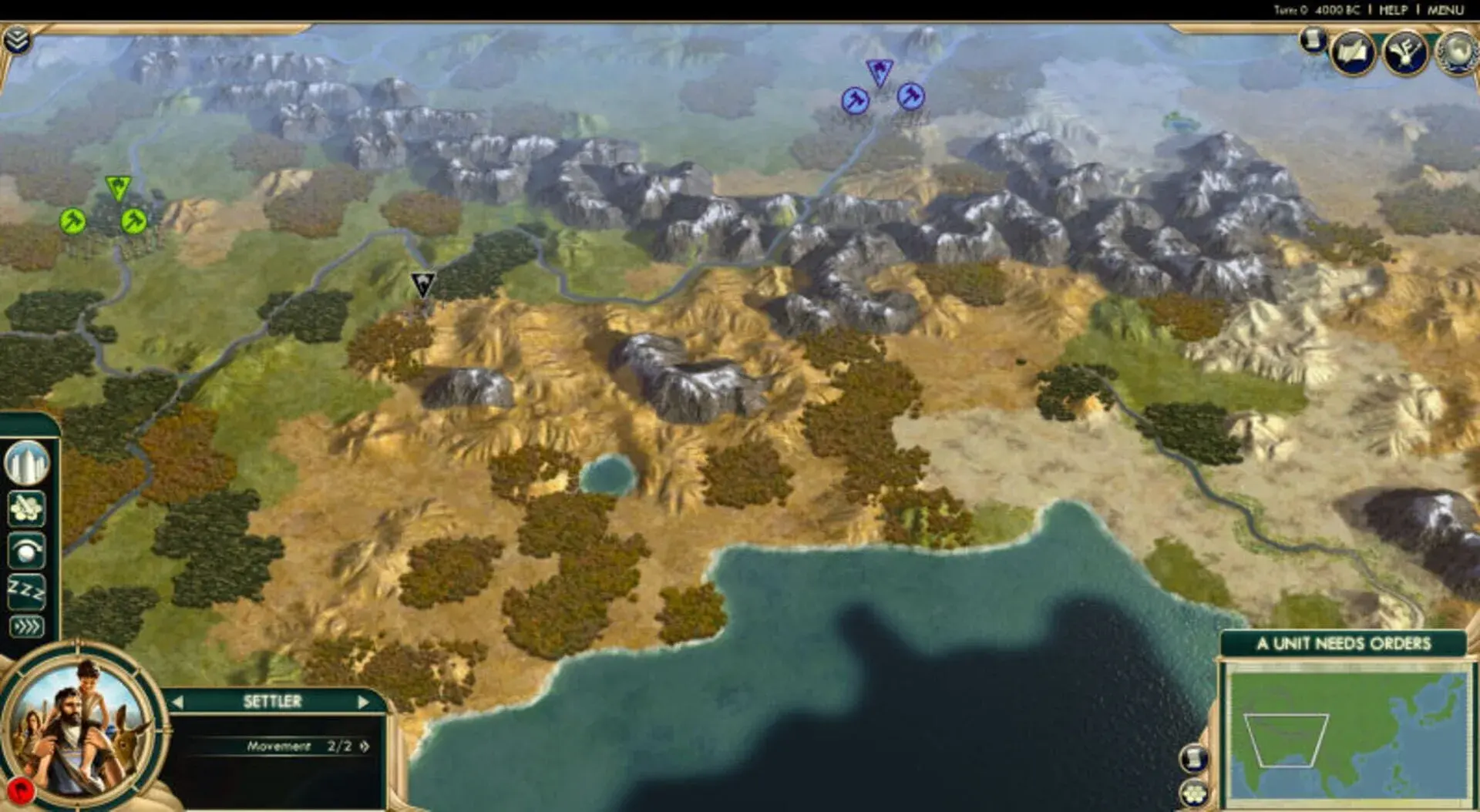 Sid Meier's Civilization V: Scrambled Continents - gameplay screenshot
