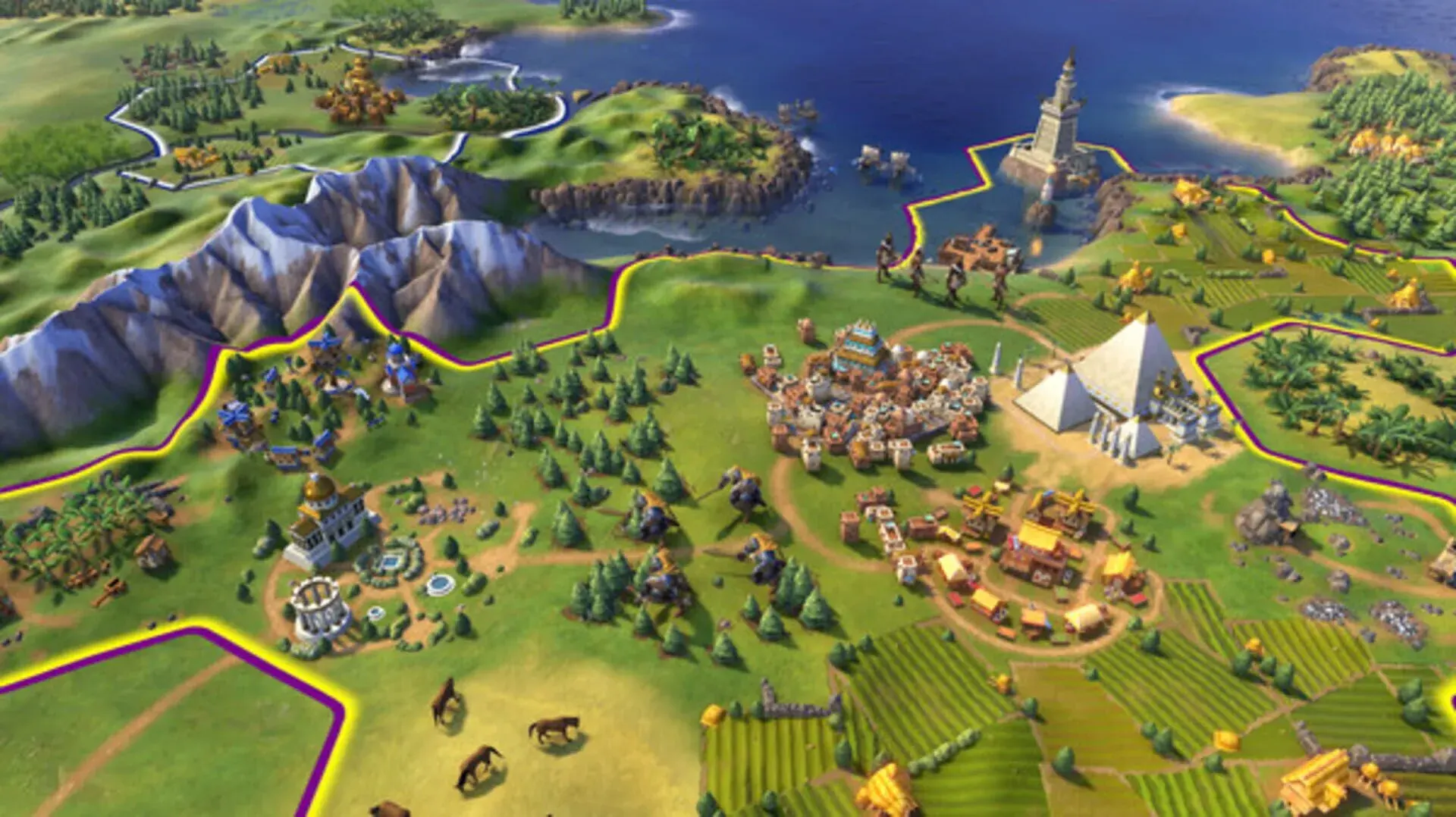 Sid Meier's Civilization VI (PS5) - główny screenshot z gry