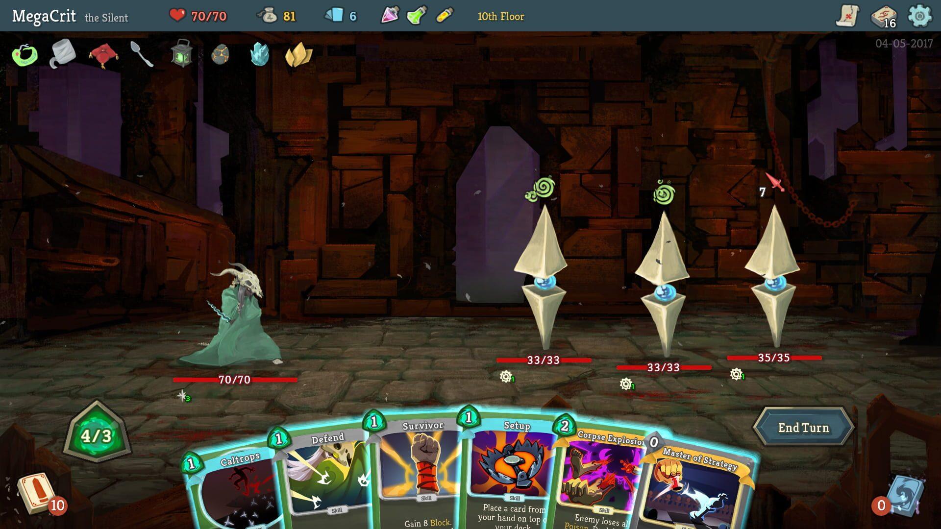 Slay the Spire - główny screenshot z gry