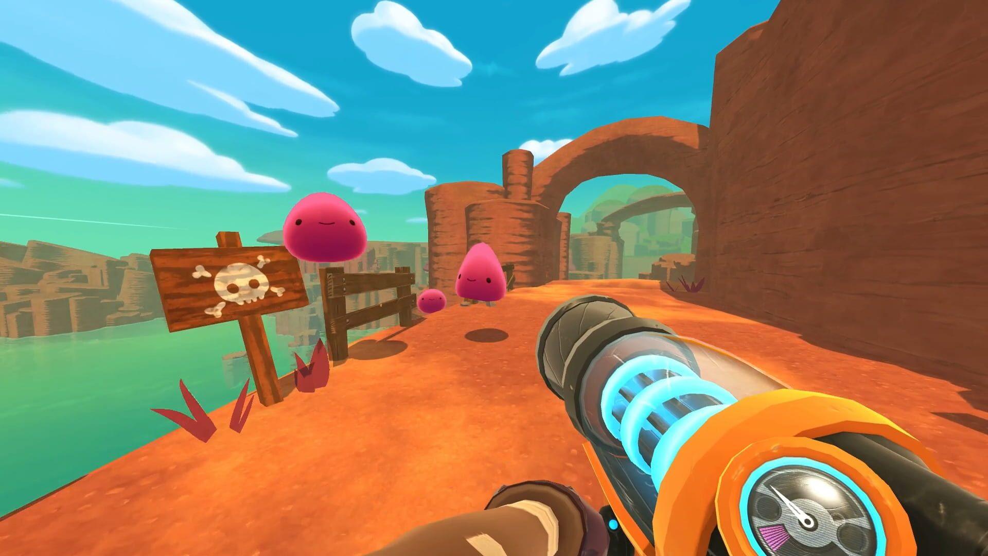 Slime Rancher - akcja w grze