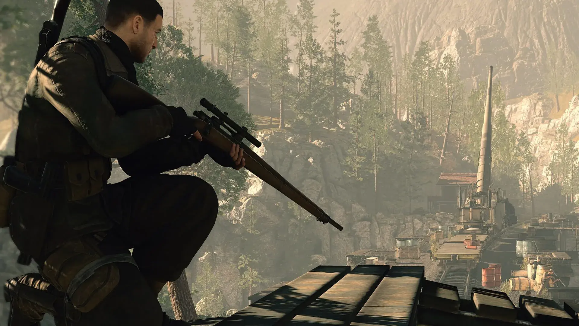 Sniper Elite 4 (Switch) - świat gry, lokacja