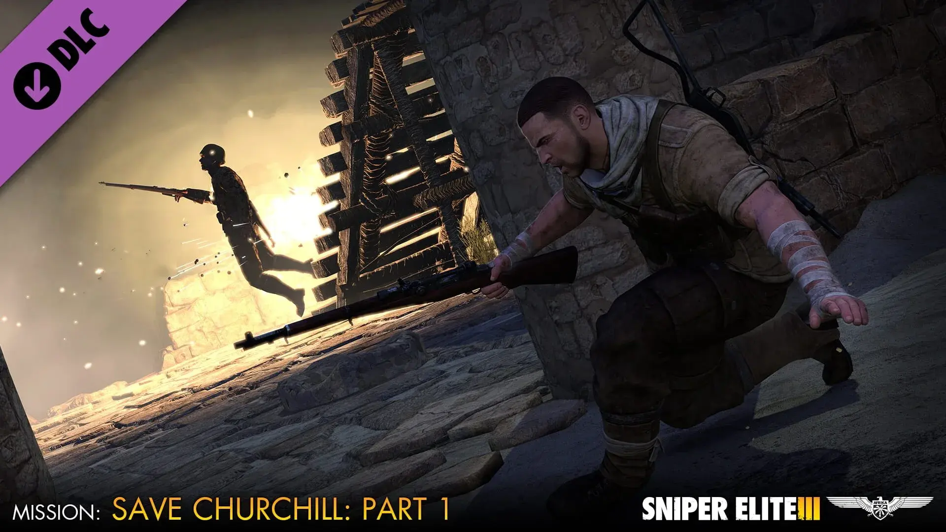 Sniper Elite III: Save Churchill Part 1 - In Shadows - główny screenshot z gry
