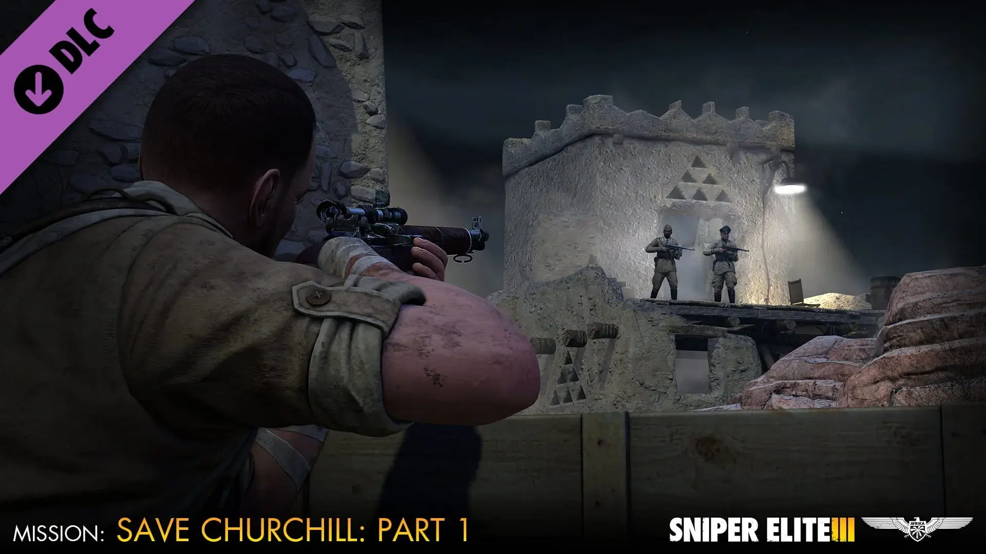 Sniper Elite III: Save Churchill Part 1 - In Shadows - obrazek z gry