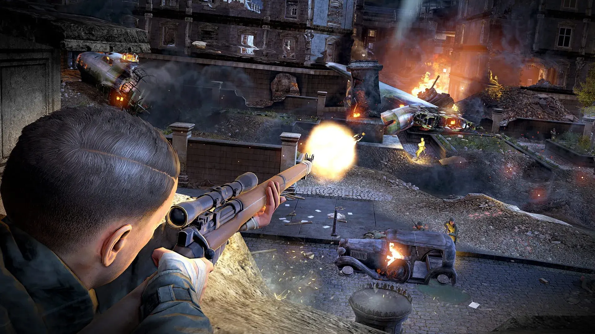 Sniper Elite V2 Remastered - gameplay screenshot
