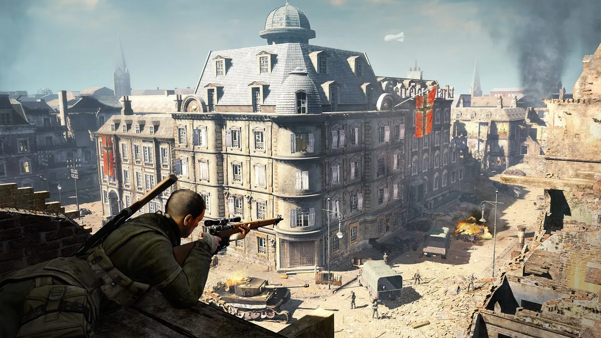 Sniper Elite V2 Remastered (Xbox Series & PC) - główny screenshot z gry