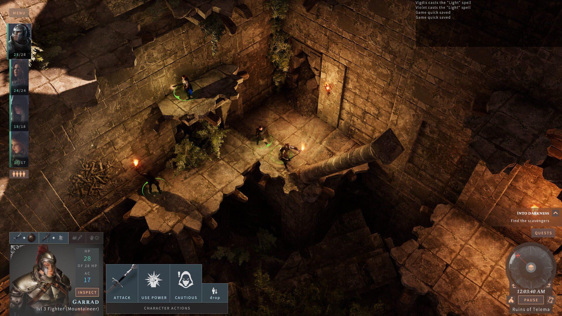 Solasta: Crown of the Magister - gameplay screenshot
