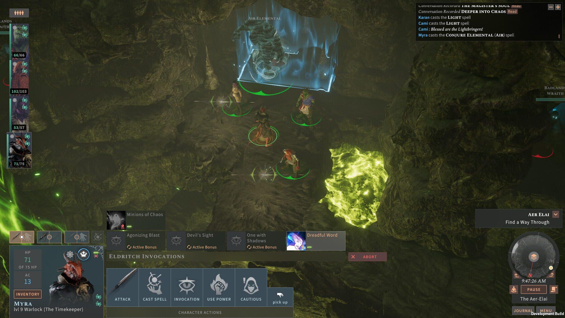 Solasta: Crown of the Magister - Inner Strength - akcja w grze