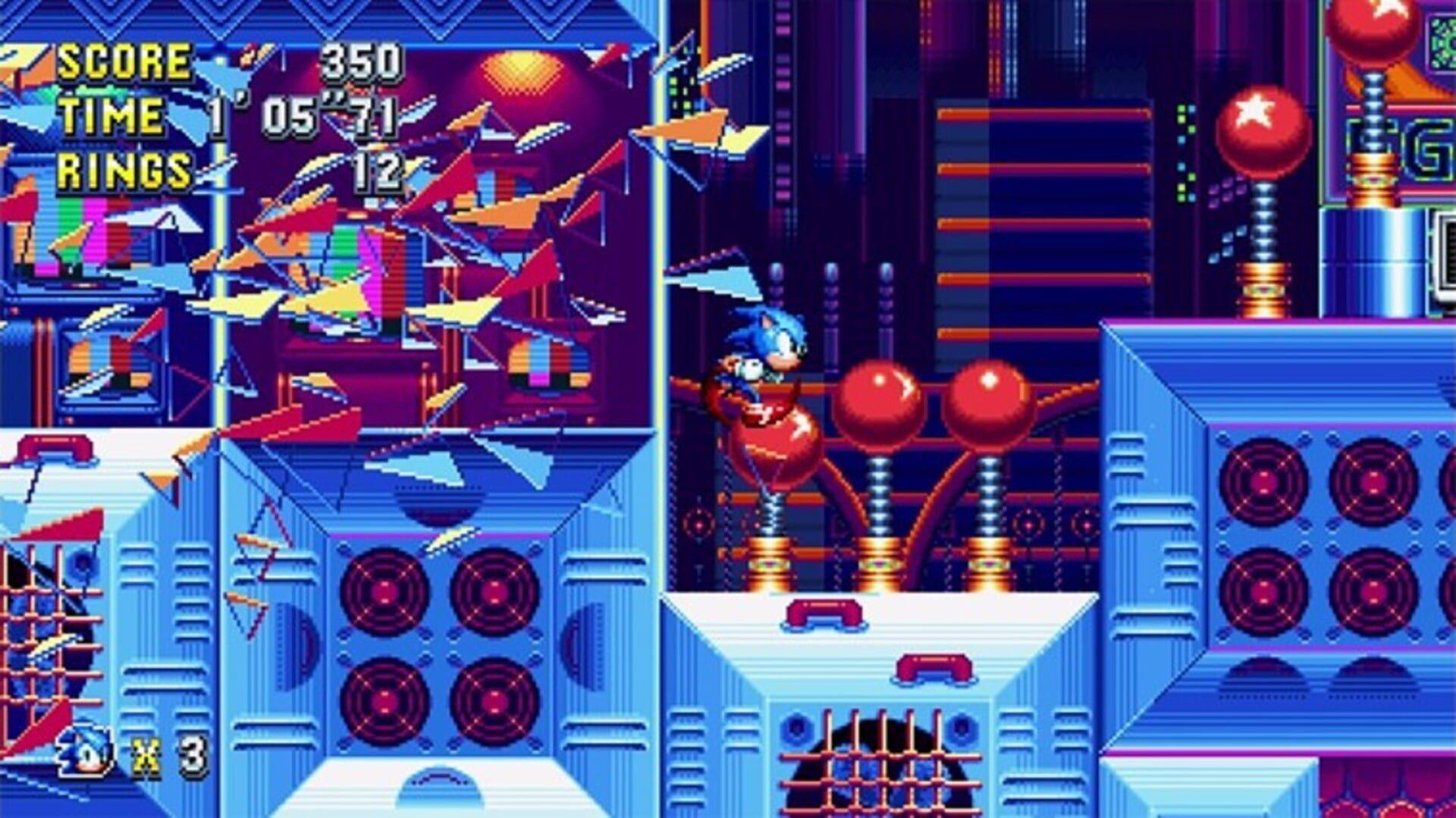 Sonic Mania - akcja w grze