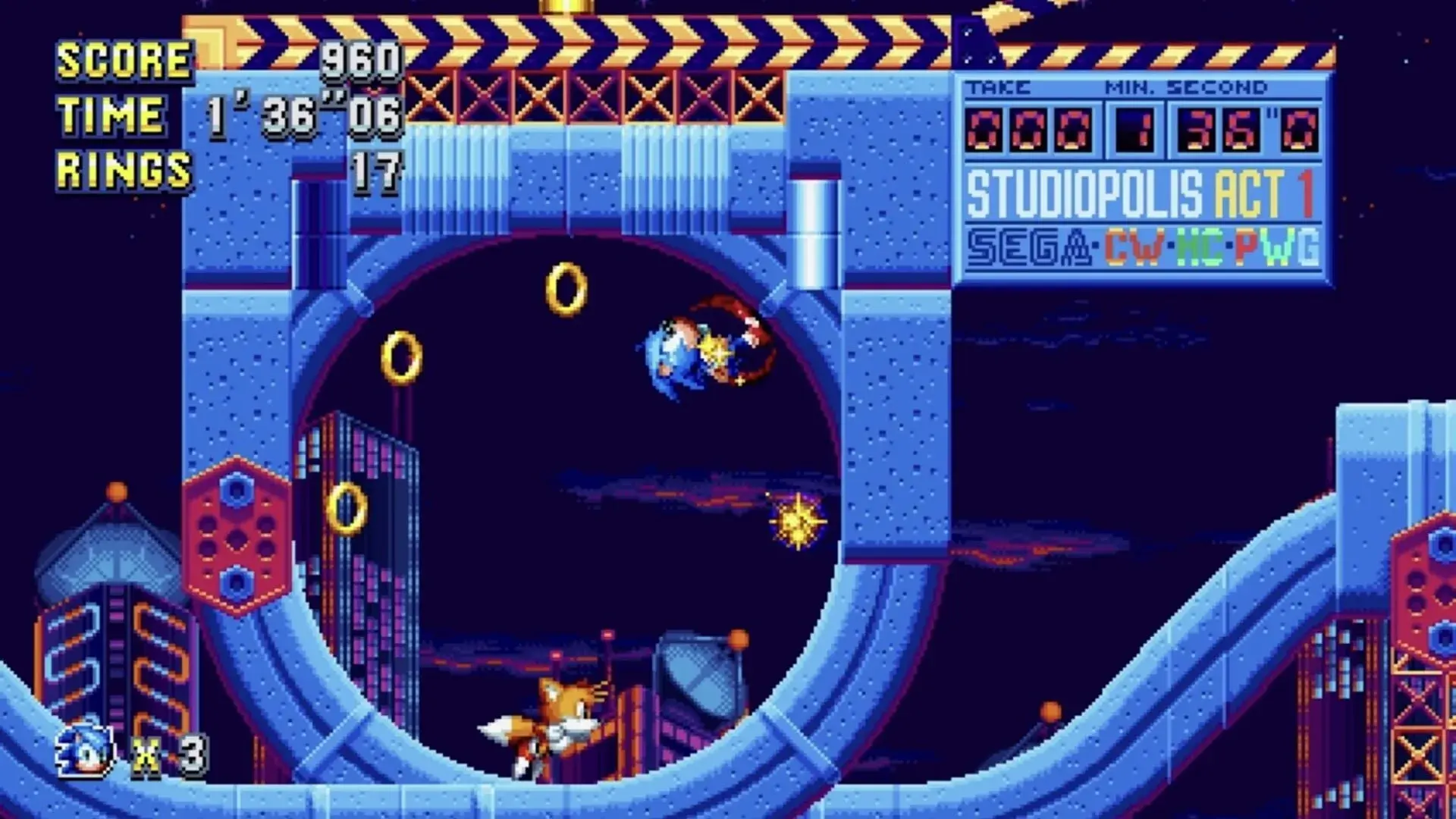 Sonic Mania (Xbox Series & PC) - gameplay screenshot