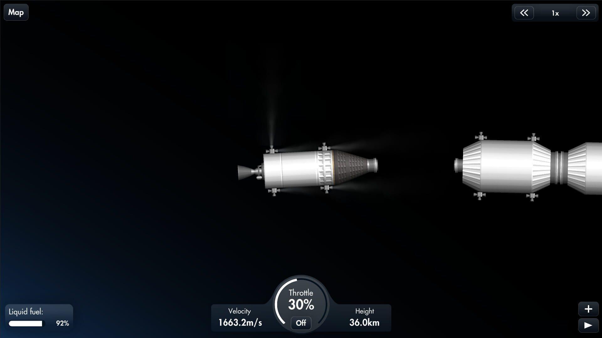 Spaceflight Simulator - główny screenshot z gry