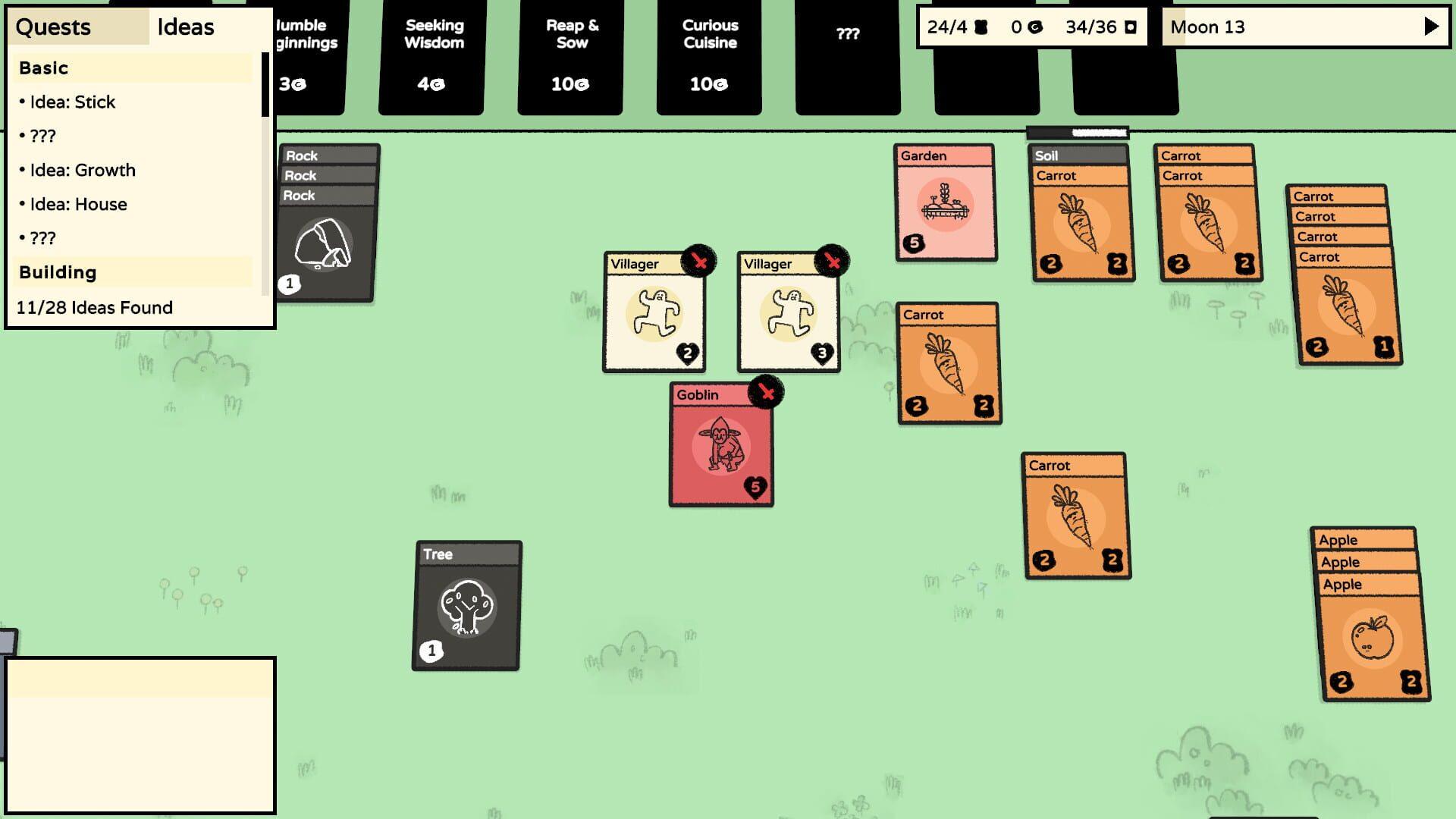 Stacklands - główny screenshot z gry