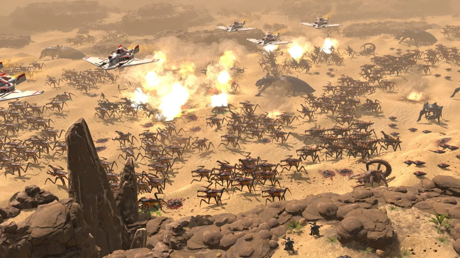 Starship Troopers: Terran Command - gameplay screenshot