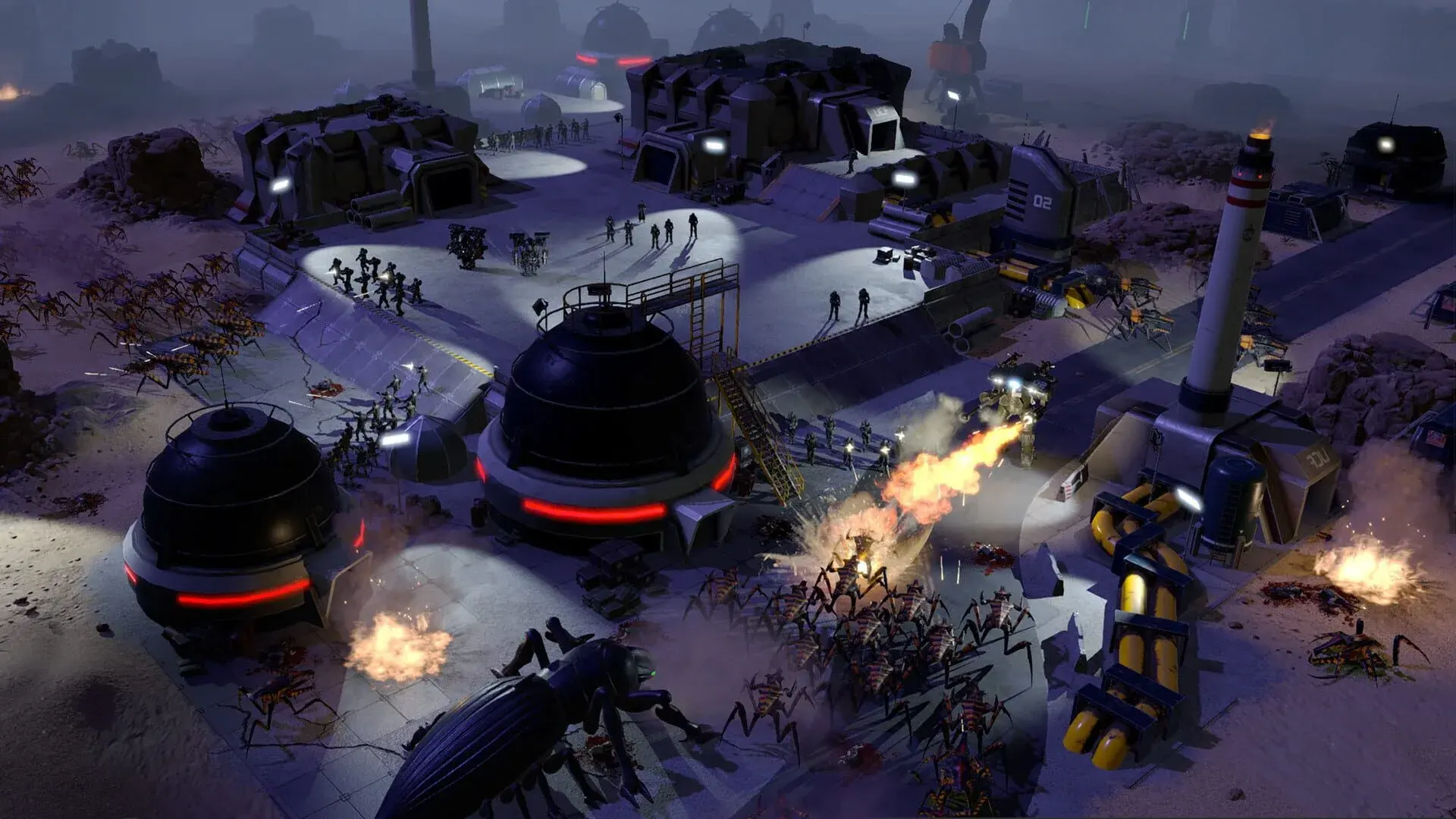 Starship Troopers: Terran Command - akcja w grze