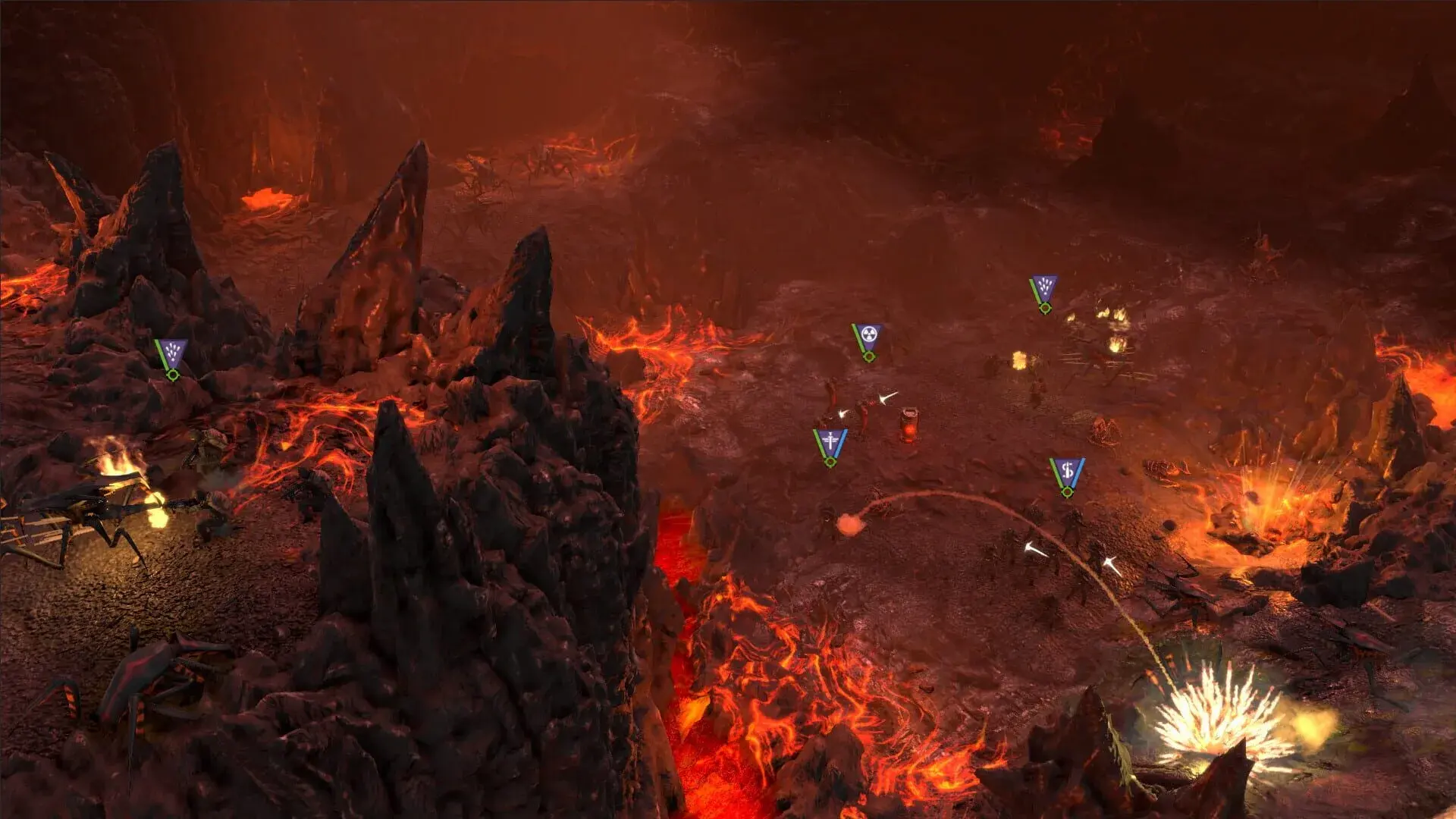 Starship Troopers: Terran Command - Raising Hell - główny screenshot z gry