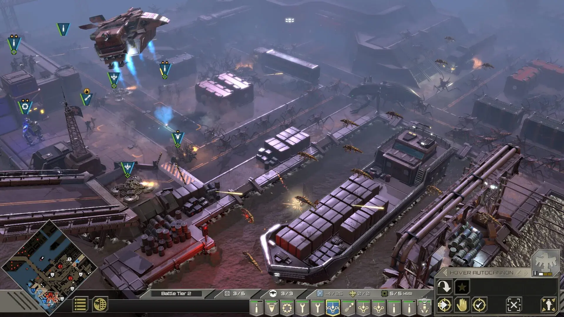 Starship Troopers: Terran Command - Urban Onslaught - główny screenshot z gry