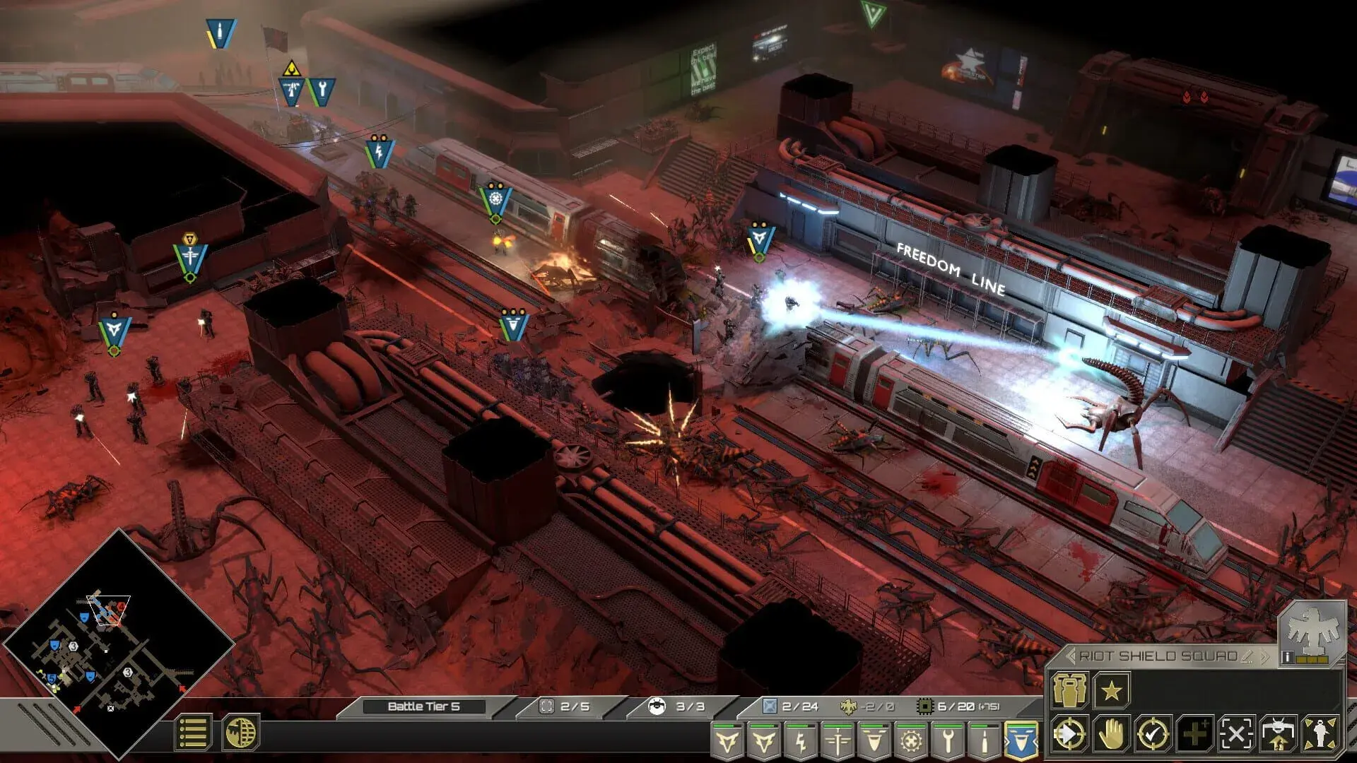 Starship Troopers: Terran Command - Urban Onslaught - świat gry, lokacja