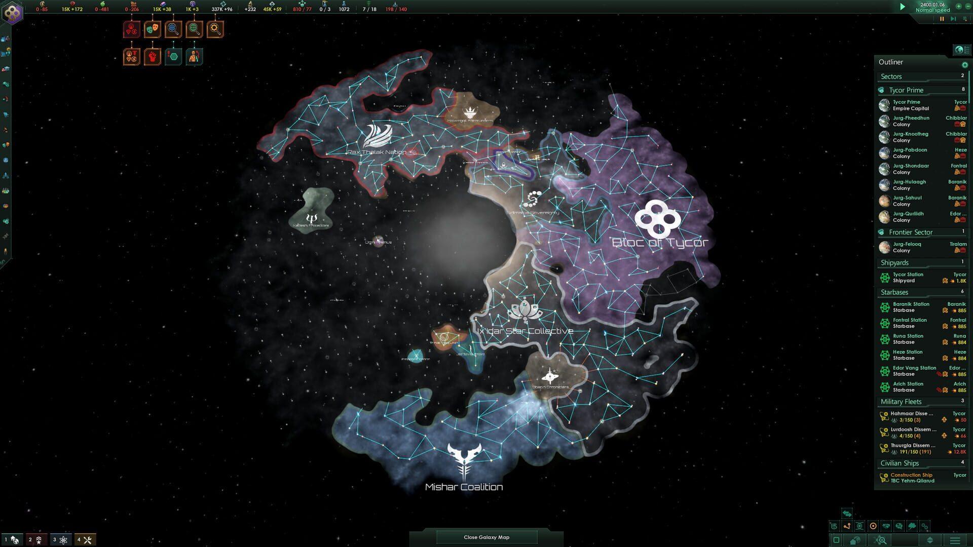 Stellaris - główny screenshot z gry