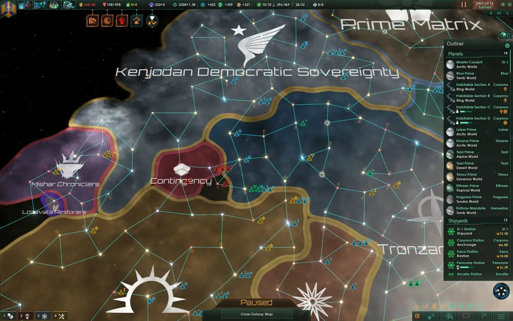 Stellaris: Galaxy Edition - główny screenshot z gry