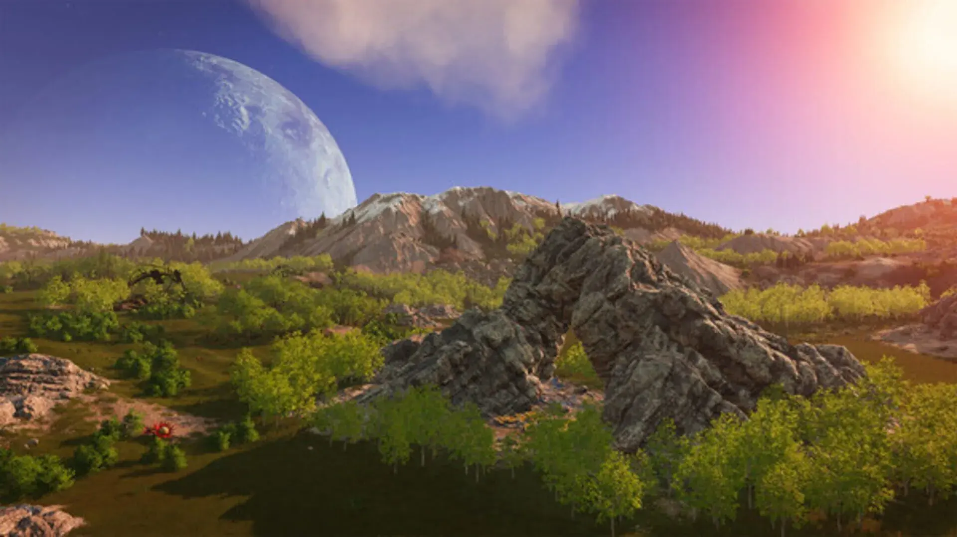 Stranded: Alien Dawn (PS5) - świat gry, lokacja