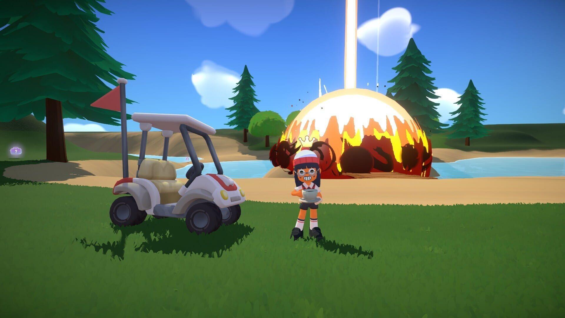 Super Battle Golf - główny screenshot z gry