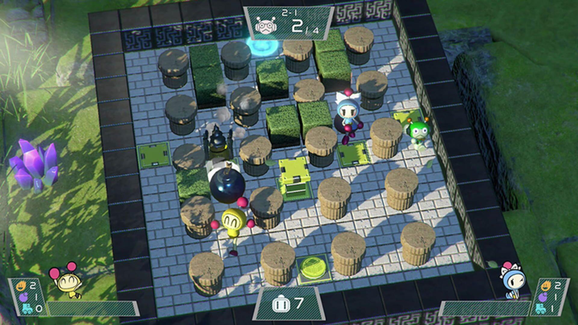 Super Bomberman R - akcja w grze