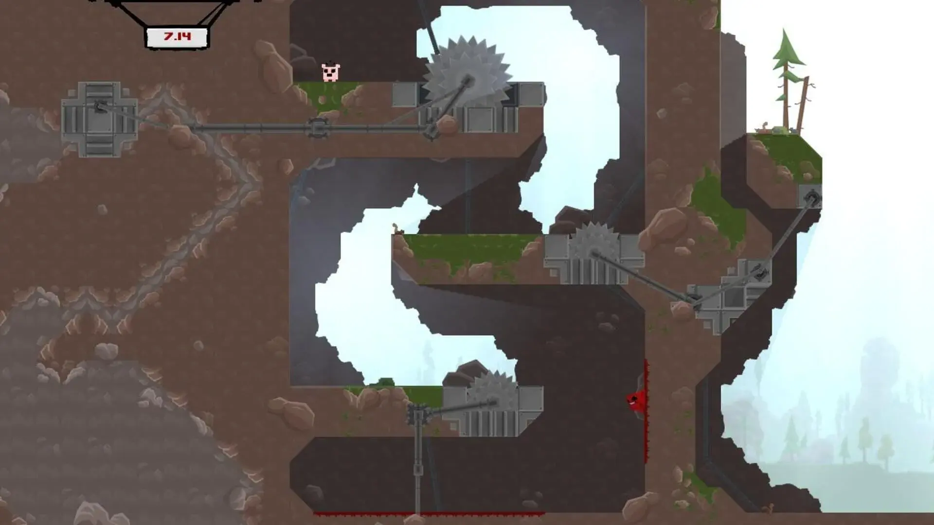 Super Meat Boy - świat gry, lokacja