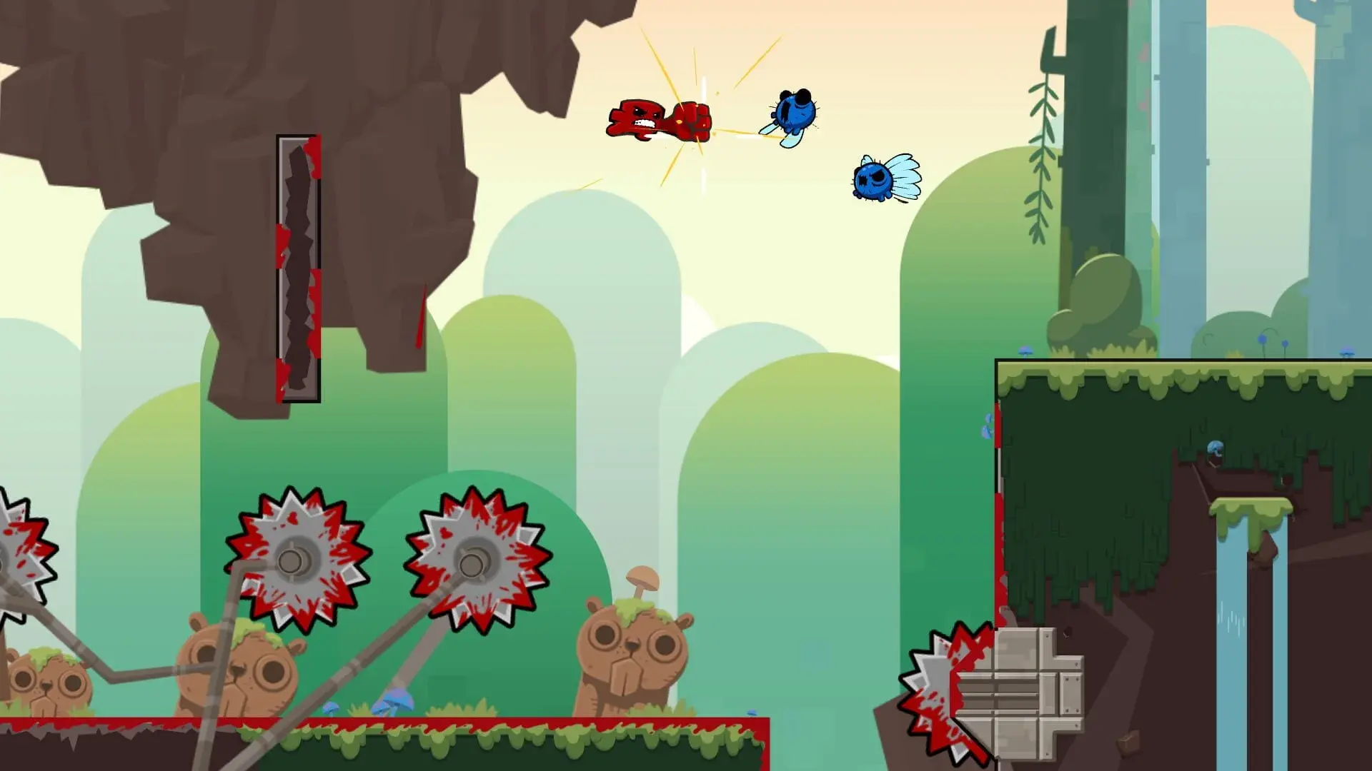 Super Meat Boy Forever - świat gry, lokacja