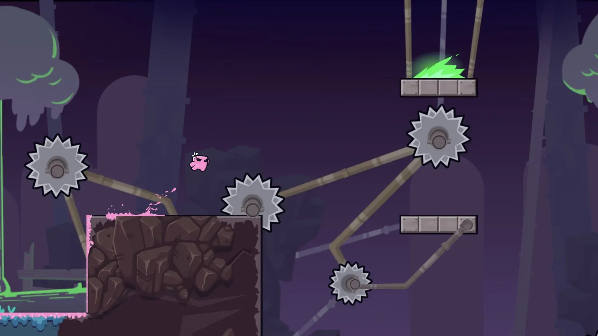 Super Meat Boy Forever (PS5) - screenshot wysokiej jakości