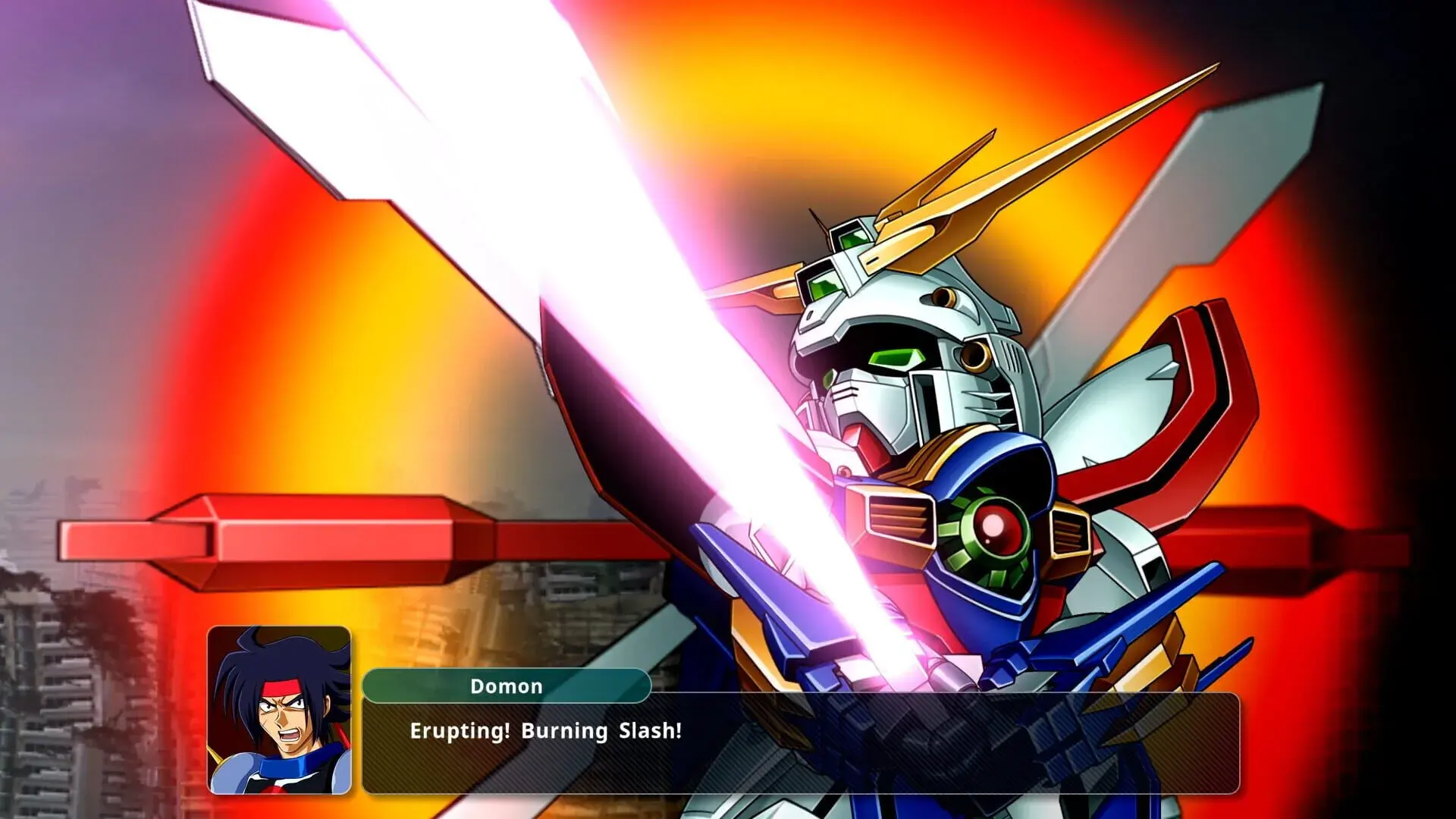 Super Robot Wars Y - główny screenshot z gry