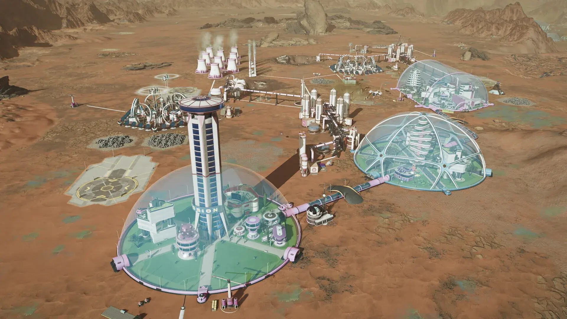 Surviving Mars: Relaunched (PS5) - główny screenshot z gry