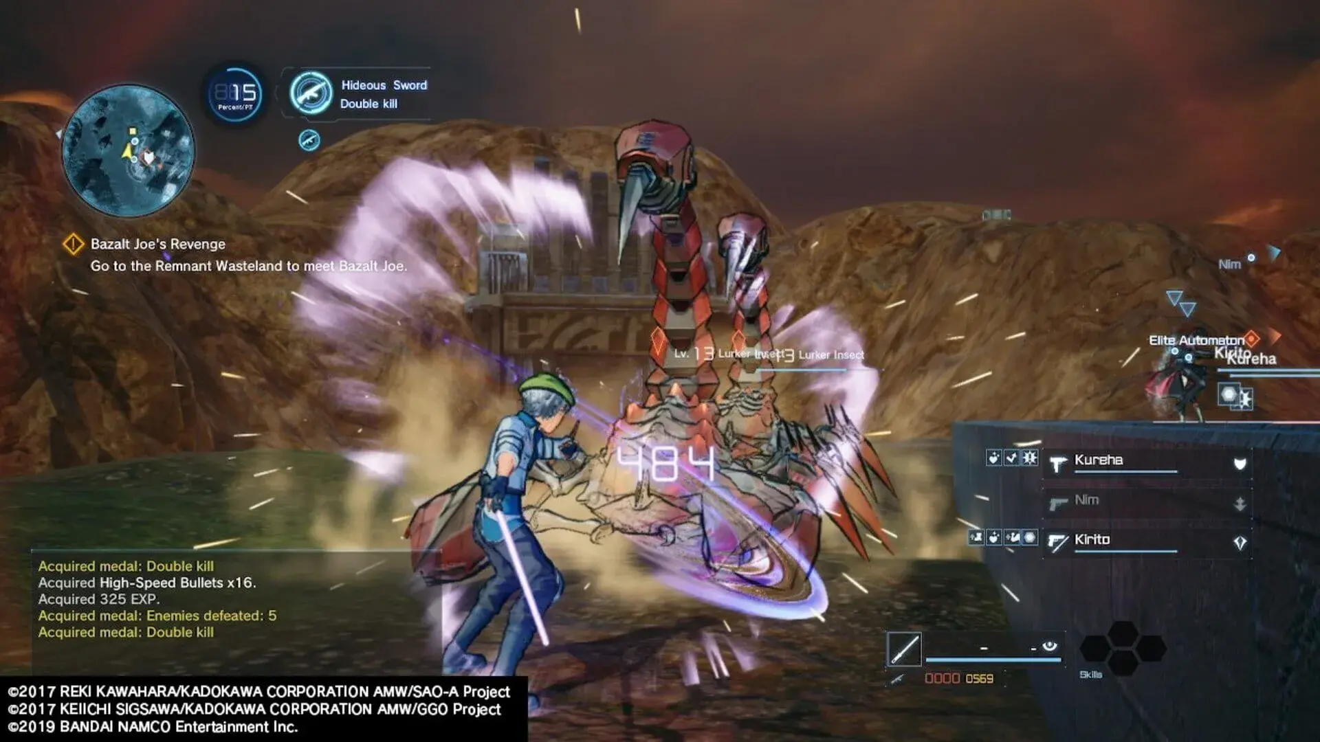 Sword Art Online: Fatal Bullet - Complete Edition - gameplay screenshot