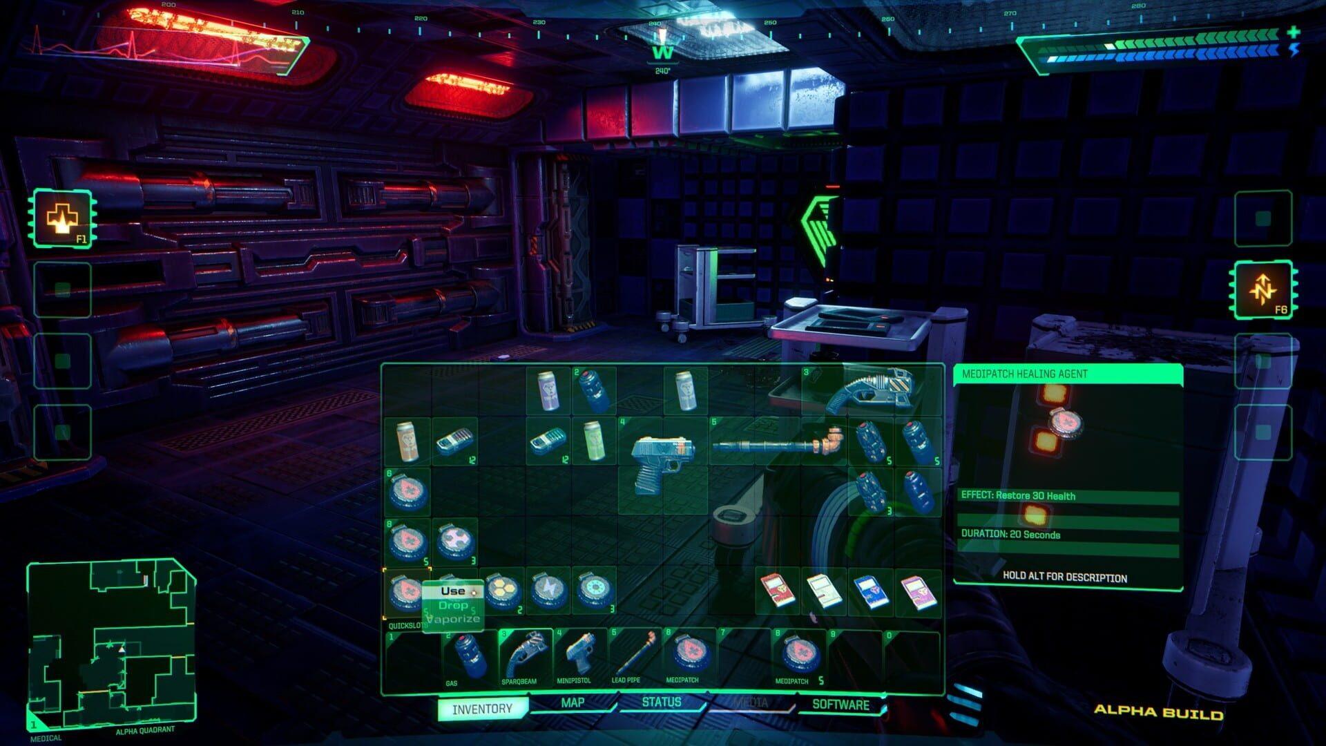 System Shock - gameplay screenshot
