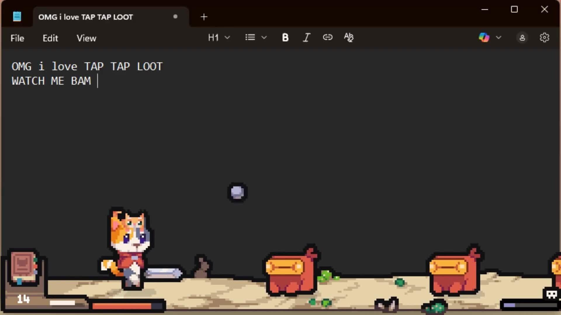 Tap Tap Loot - główny screenshot z gry