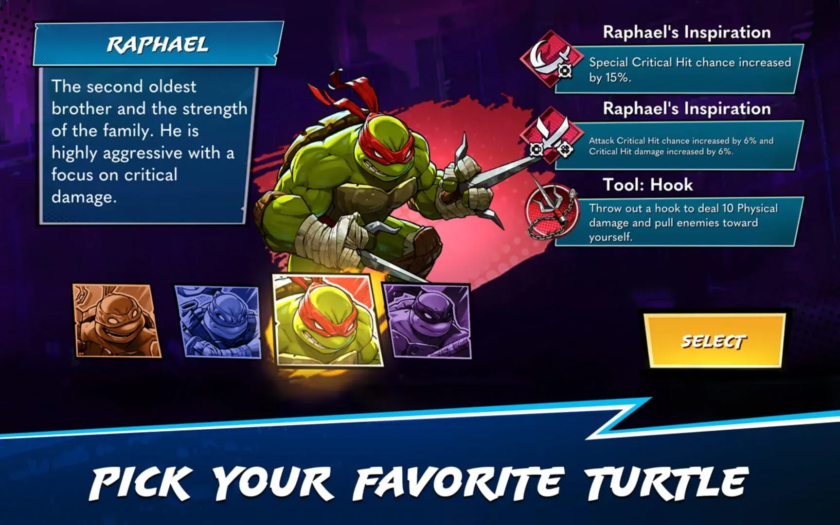 Teenage Mutant Ninja Turtles: Splintered Fate - główny screenshot z gry