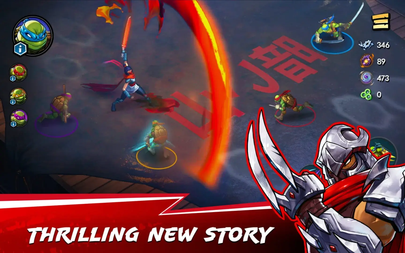 Teenage Mutant Ninja Turtles: Splintered Fate - akcja w grze