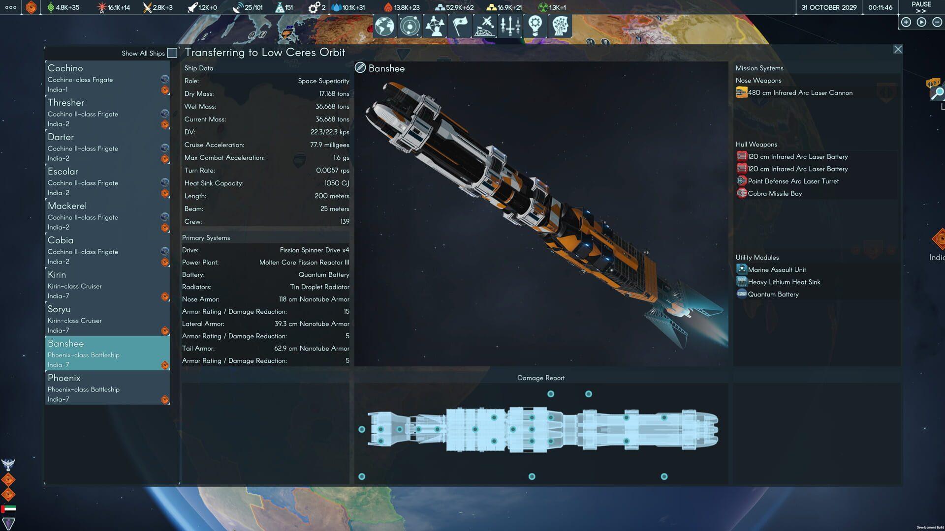 Terra Invicta - gameplay screenshot