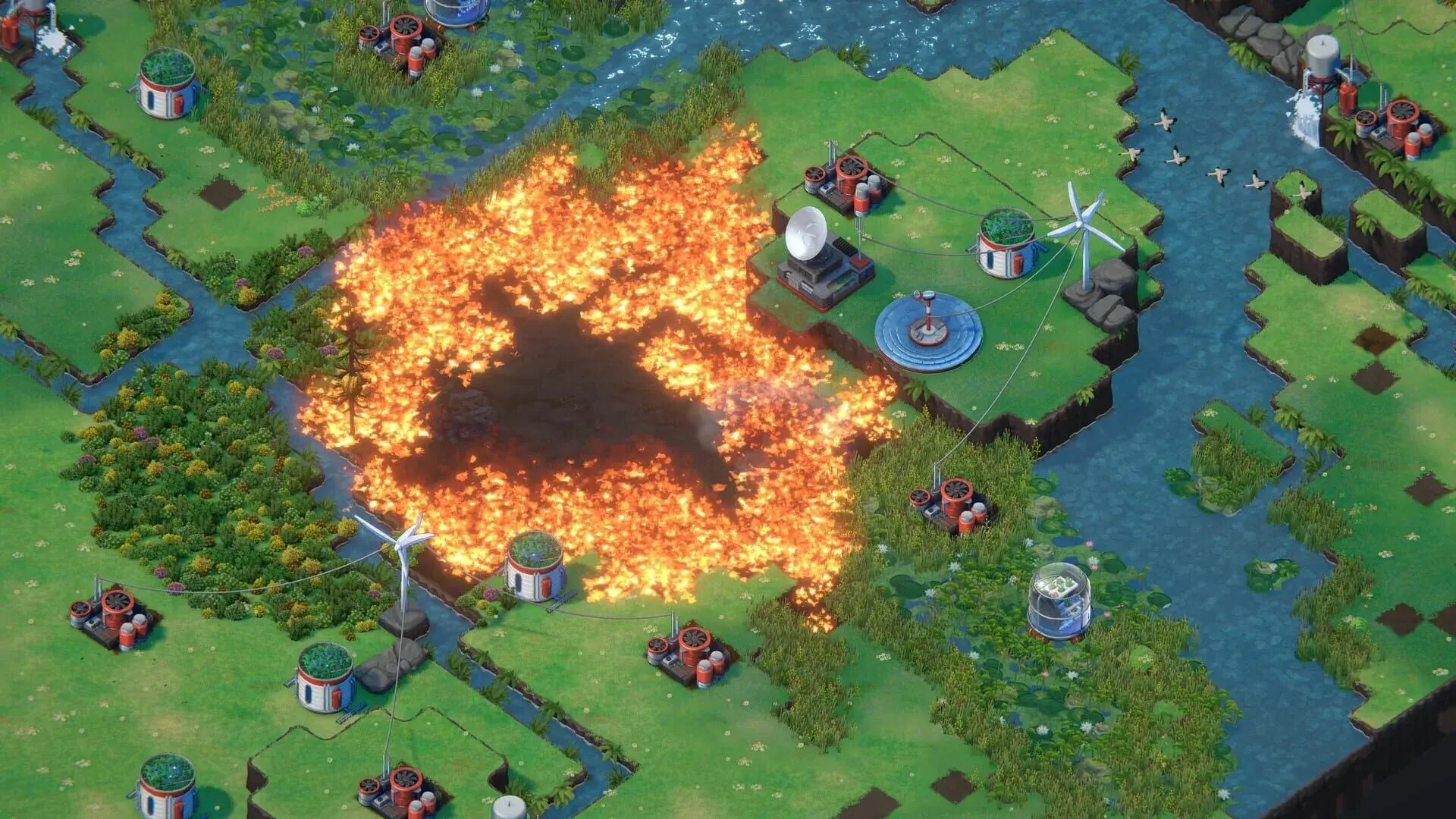 Terra Nil - gameplay screenshot