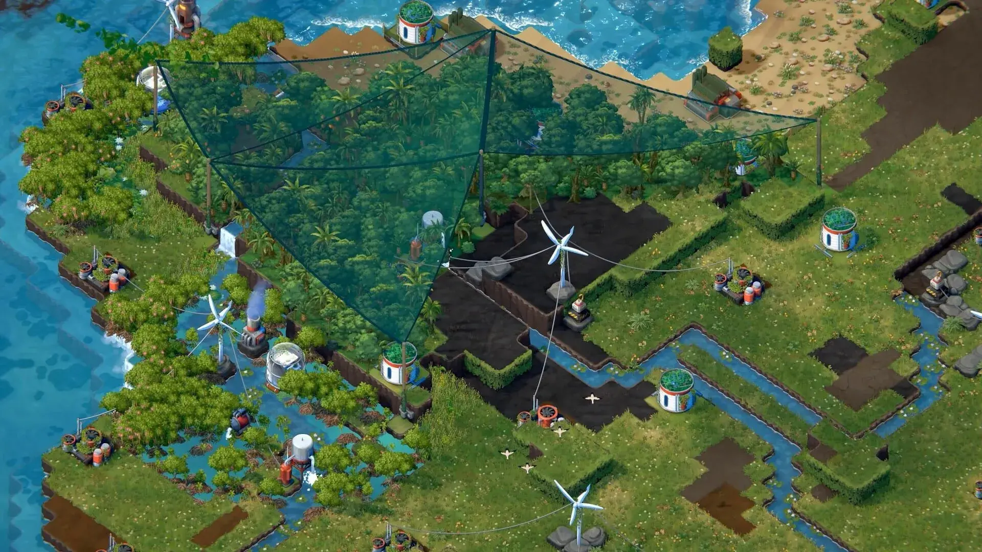 Terra Nil - screenshot wysokiej jakości
