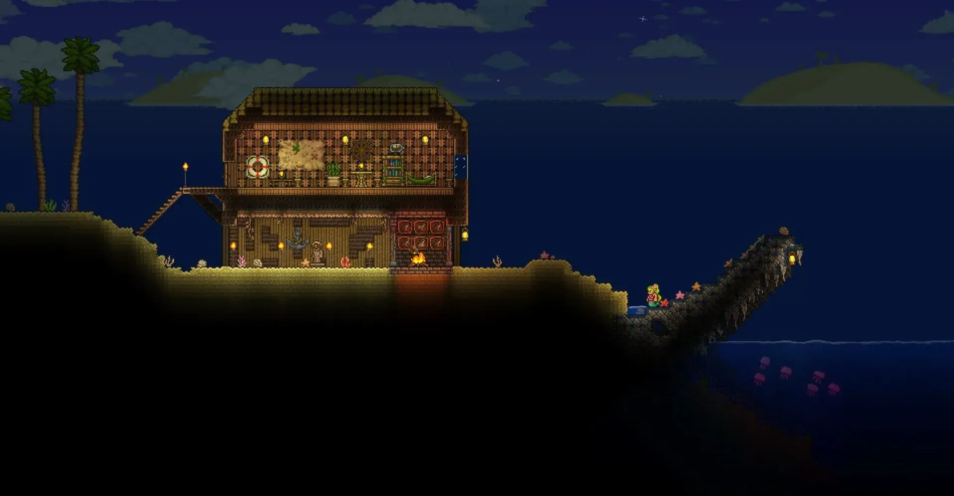 Terraria (PS5) - świat gry, lokacja