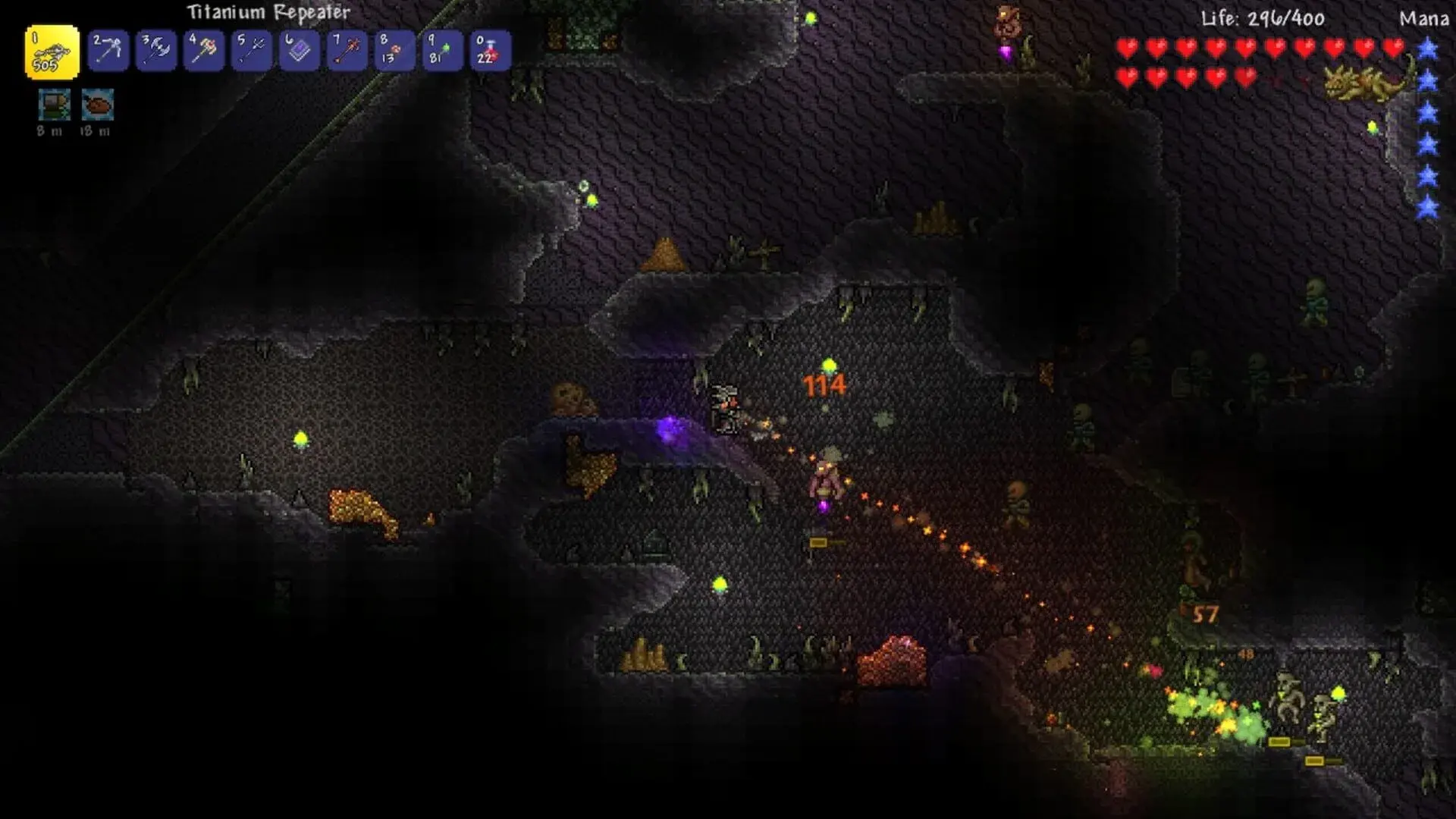 Terraria (PS5) - akcja w grze