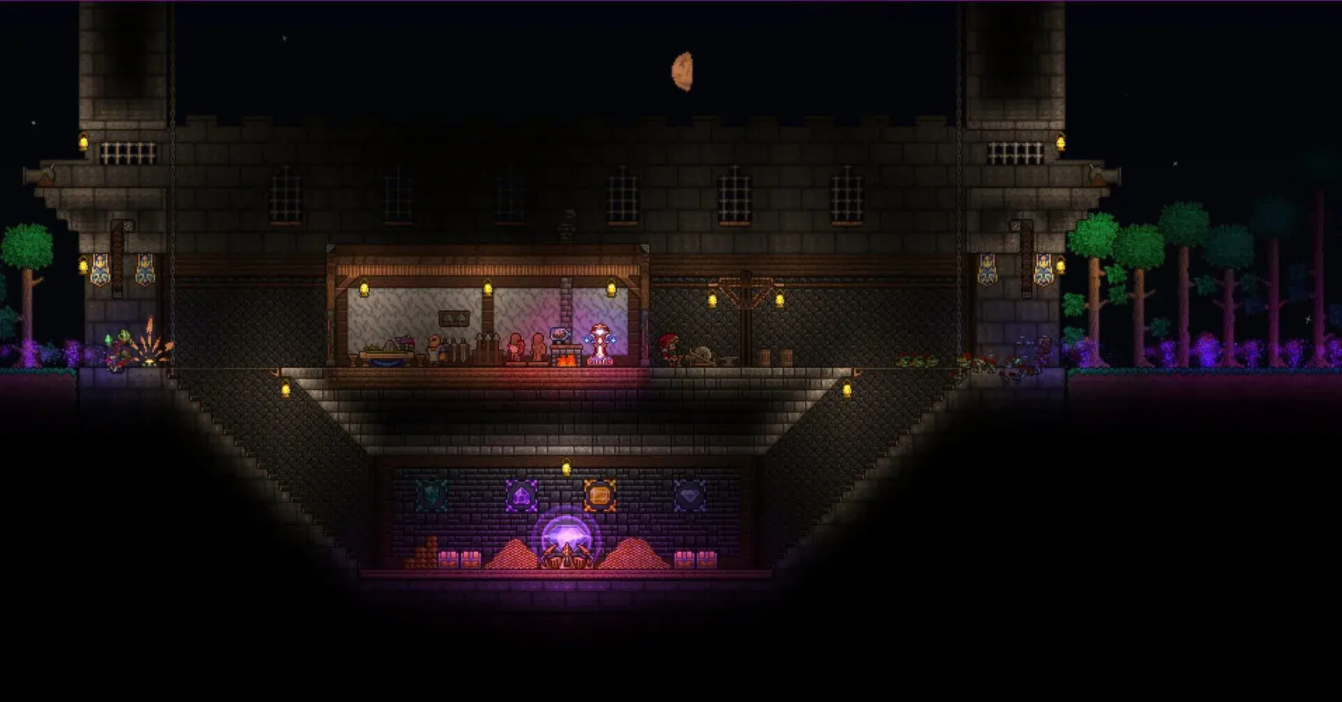 Terraria (Switch) - świat gry, lokacja