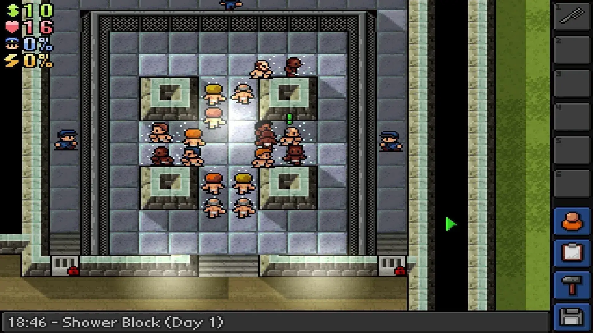 The Escapists: Alcatraz - akcja w grze