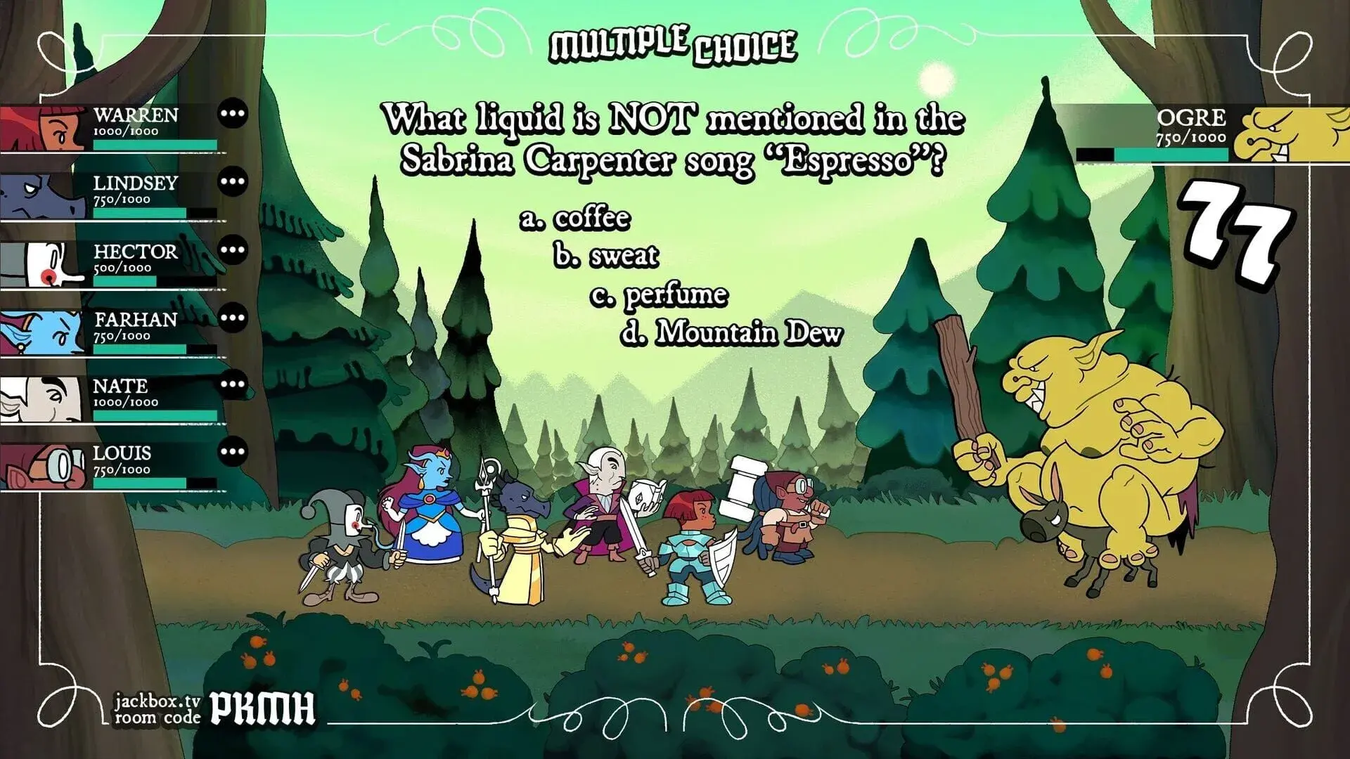 The Jackbox Party Pack 11 - gameplay screenshot